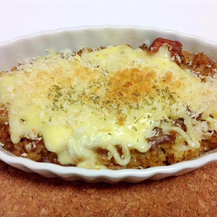 余ったカレーで 半熟玉子のカレードリア レシピ 作り方 By Mywayu 楽天レシピ